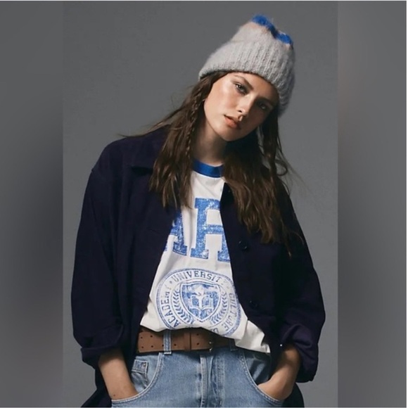 Free People: The Grove Striped Beanie NWT - Picture 2 of 3